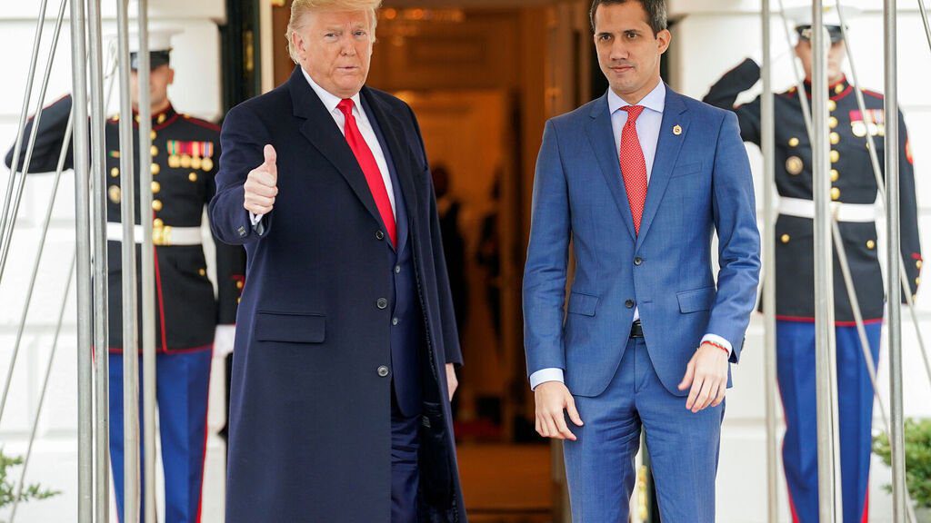 El presidente Donaald Trump ha ratificado su apoyo al presidente encargado Juan Guaidó.