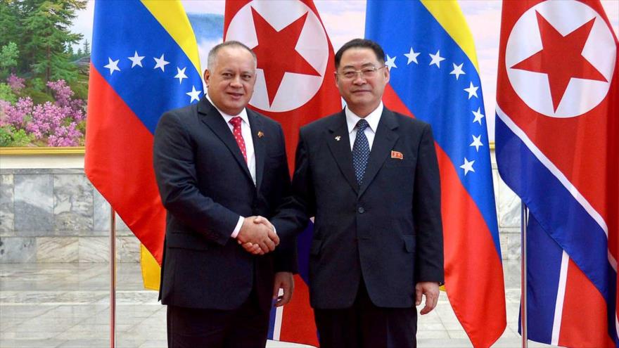 Investigan el posible acuerdo de cooperación militar y tecnológica firmado por Diosdado Cabello, durante un viaje a Pyongyang en septiembre de 2019.