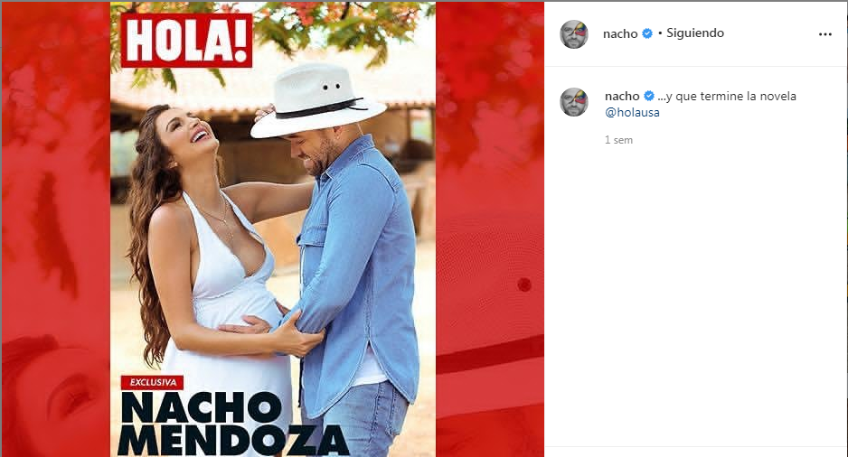 Nacho reactivó sus redes para mostrar esta portada. Foto: Instagram 