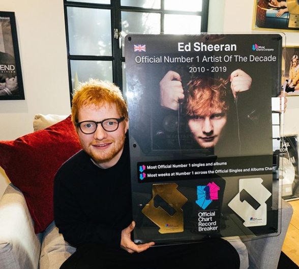Esta fue una de las últimas publicaciones de Ed Sheeran antes de anunciar su retiro. Instagram