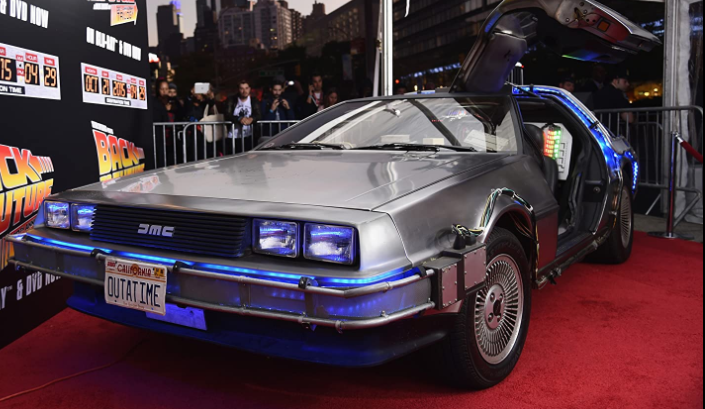 El auto diseñado por Ron Cobb era muy solicitado en las premieres. Foto: IMDB