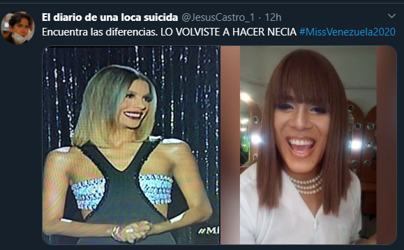 Isabella Rodríguez fue blanco de los memes del Miss Venezuela. Foto: Twitter