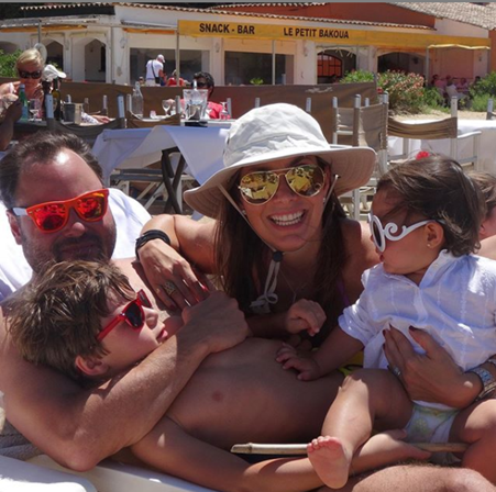 Ana Karina Manco y su familia. Foto: Instagram
