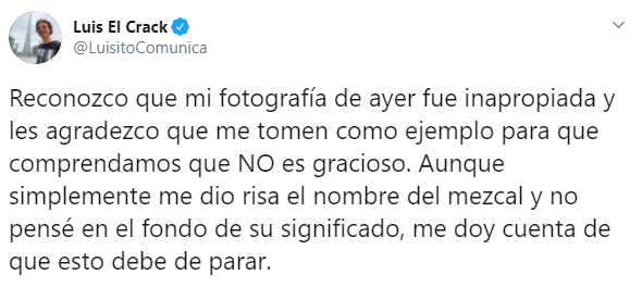 El youtuber se disculpó por lo que pudo detonar la salida de su novia del Miss México. 