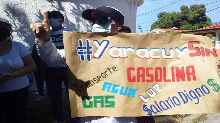 Al menos 31 personas detenidas es el saldo de las protestas registradas en el estado Yaracuy, durante este 26 de septiembre. Las manifestaciones sucedieron en San Felipe, Chivacoa, Yaritagua, Nirgua y Cocorote.