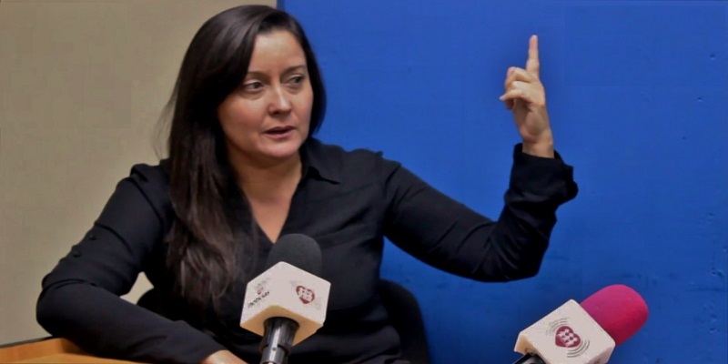 Rocío san Miguel asegura que en Venezuela los militares sostienen el poder, no lo controlan. Foto cortesía