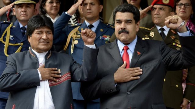Evo-Morales-Nicolás-Maduro