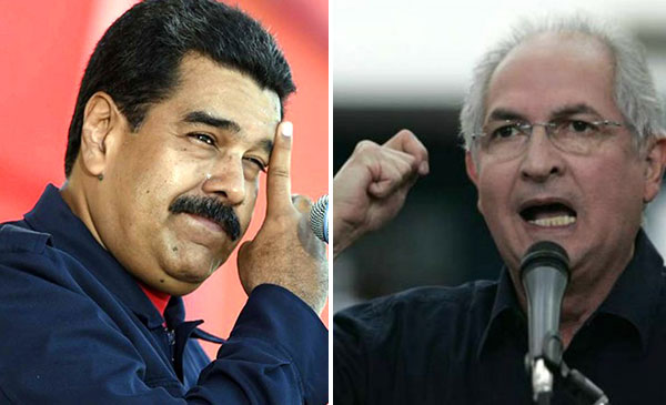 Nicolas-Maduro-Antonio-Ledezma