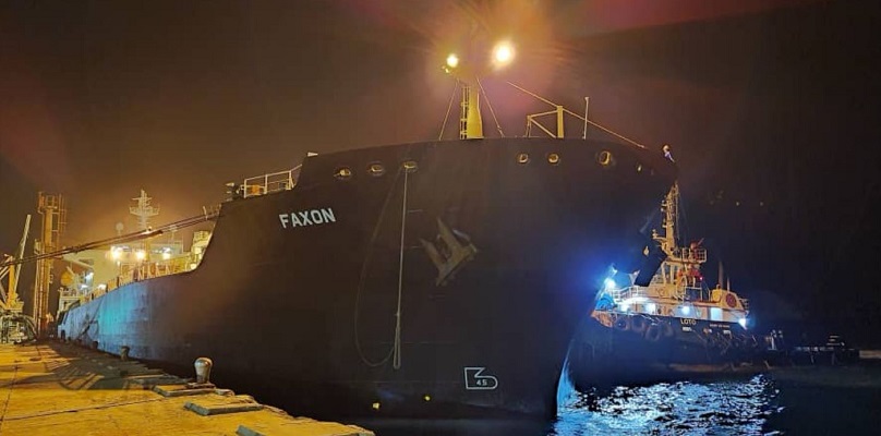 El tanquero Faxon, el tercer buque iraní con unos 250.000 barriles de gasolina se acerca a Venezuela. A las de la mañana de este jueves, navegaba por las costas de Guyana.