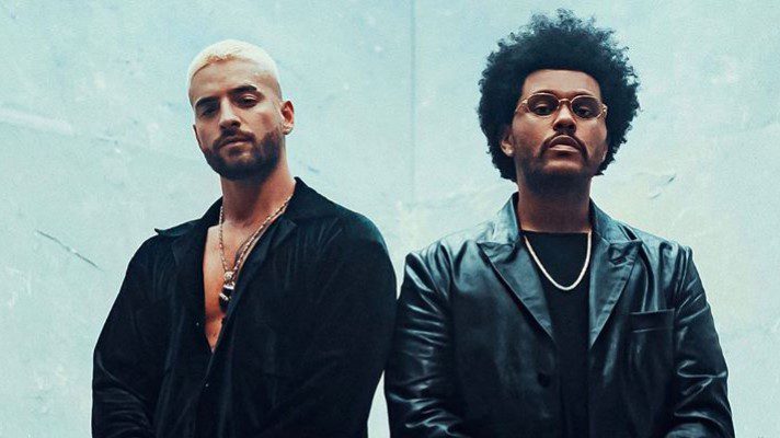 Maluma y The Weeknd la rompen con remix de 'Hawái'