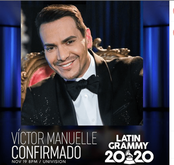 Víctor Manuelle animará y tendrá participación musical este jueves en la entrega. Foto: Instagram