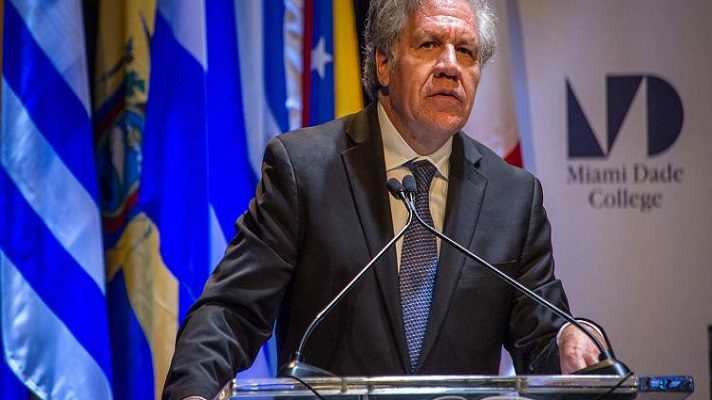 El Secretario General de la Organización de Estados Americanos (OEA), Luis Almagro reiteró el rechazo al fraude del próximo 6 de diciembre. Aseguró que ese evento ni le quita legitimidad a la Asamblea Nacional presidida por Juan Guaidó.