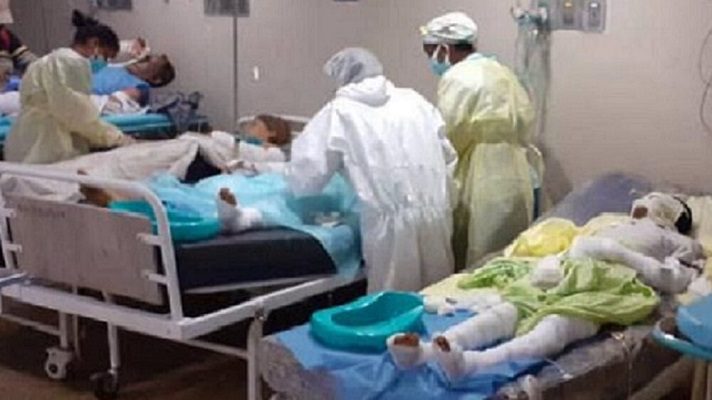 Familiares de los 27 quemados que aún se encuentran recluidas en el hospital Manuel Núñez Tovar de Maturín denunciaron la falta de atención a los pacientes.