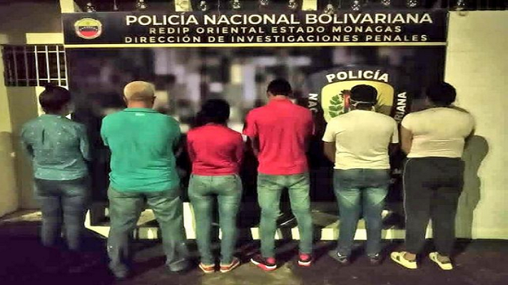 A las seis personas detenidas la semana pasada por estar implicadas en trata de adolescentes en el estado Monagas las mandaron a la cárcel de La Pica.