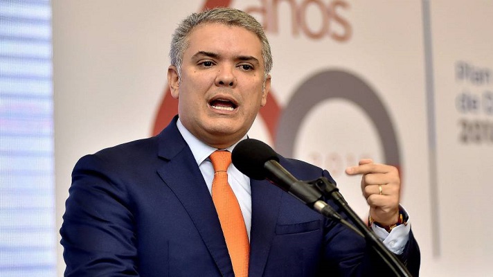 El presidente de Colombia, Iván Duque,sigue considerando a 