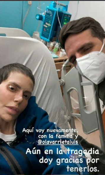 En su historia, Josemith Bermúdez informó que había sido hospitalizada. Foto: Instagram