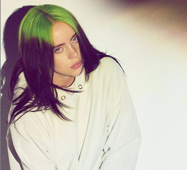 Billie Eilish se animó a cambiar el color de su cabello. Foto: Instagram