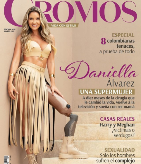 La portada de Cromos con Daniela Álvarez. Foto: Instagram