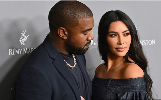 Kim Kardashian y Kanye West están en proceso de divorcio. Foto AFP