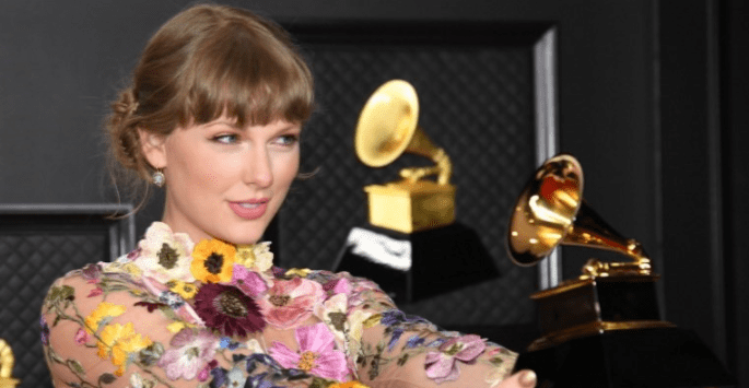 Taylor Swift volvió a brillar en los Grammy de este año. Foto: AFP