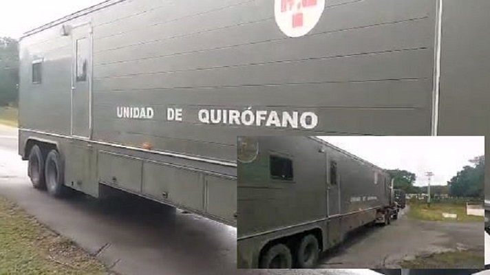 La Red Sanitaria Militar de las Fuerzas Armadas envió un hospital quirúrgico móvil de campaña al estado Apure. En esa entidad, fronteriza con Colombia, ocurren combates con disidentes de las FARC, desde el 21 de marzo.