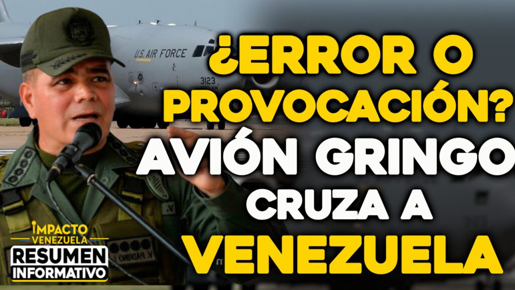 Avion de EE.UU . en Venezuela 1 - Impacto Venezuela
