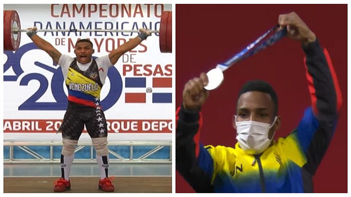 El pesista venezolano Julio Mayora ganó medalla de plata en los Juegos Olímpicos que se llevan a cabo en Tokio, en la categoría de halterofilia masculina.