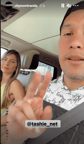 Chyno y su esposa hablaron. Foto Instagram