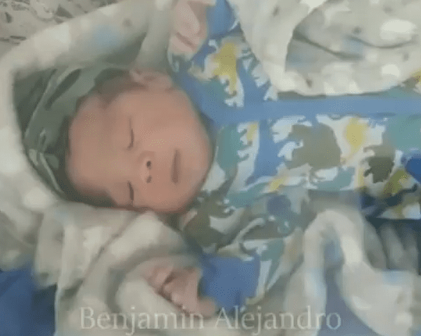 Benjamín Alejandro es el primer nieto de Er Conde del Guácharo. Foto Instagram