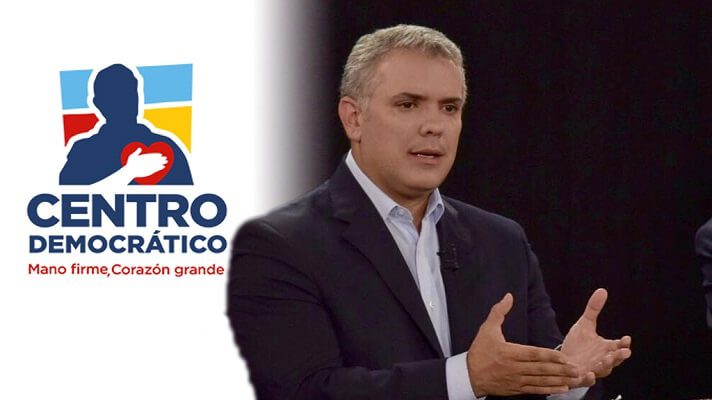El partido Centro Democrático anunció que respalda la postura de Iván Duque contra Nicolás Maduro y su apoyo a Juan Guaidó.