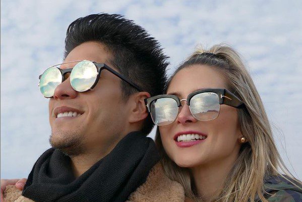 Chyno y Natasha se comprometieron sobre el Salto Ángel. Foto Instagram