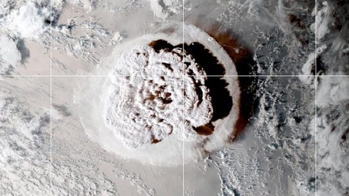 Los investigadores de la NASA han podido estimar la fuerza de la erupción volcánica del pasado 15 de enero de la nación isleña de Tonga.