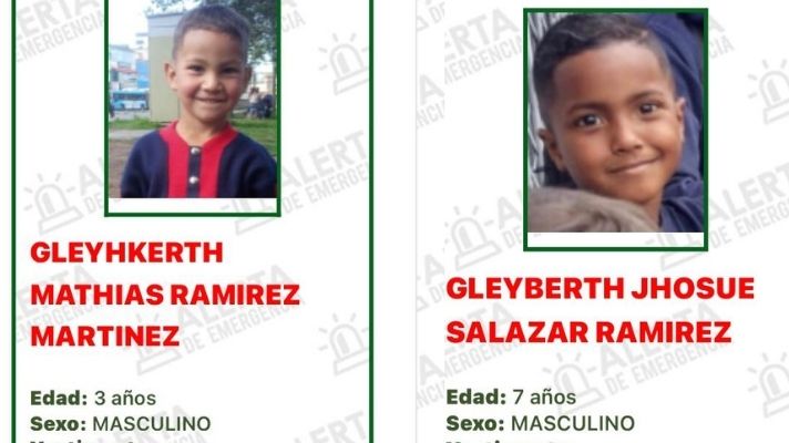 Dos hermanitos venezolanos desaparecidos en Perú