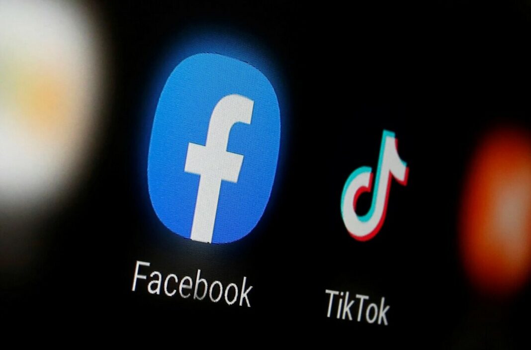 TikTok sube como la espuma, mientras que facebook va en picada.