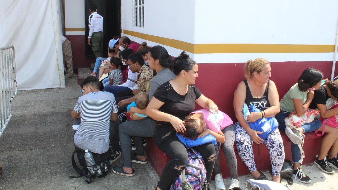 Entre los migrantes, hay gran cantidad de venezolanos .