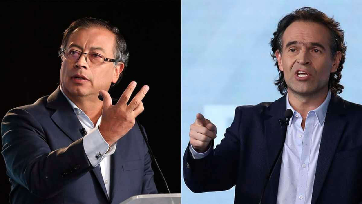 Petro y Fico son los principales contendores de las elecciones de este domingo en Colombia. Foto referencial