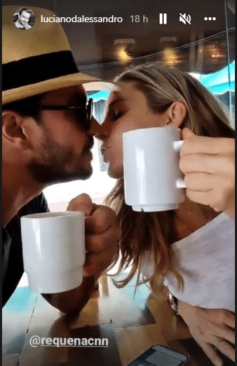 Mariale Requena y Luciano D'Alessandro destilan amor. Foto Instagram