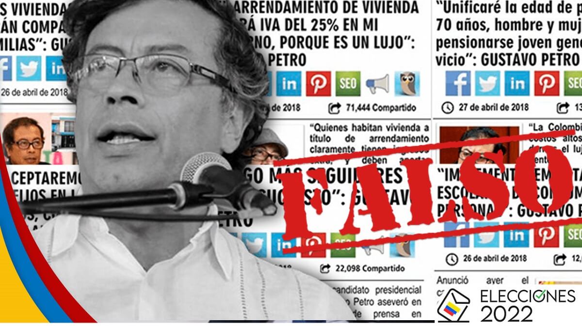 En la campaña presidenciales de Colombia abundó la desinformación: Foto referencial