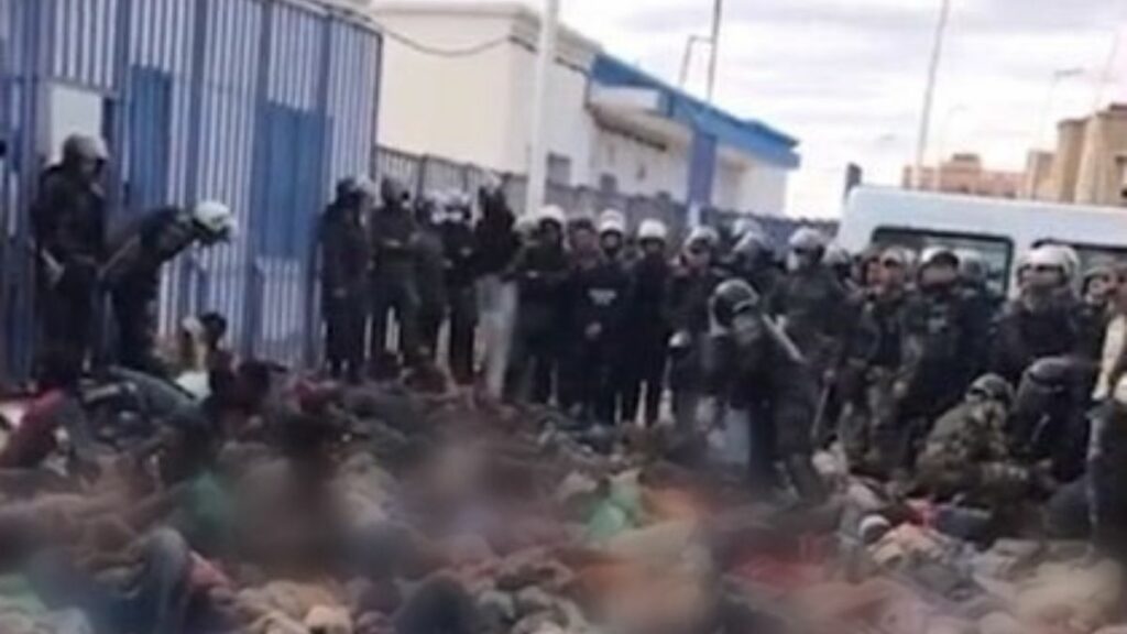 Un verdadero caos se vivió en Melilla, cuando cientos de personas intentaron cruzar