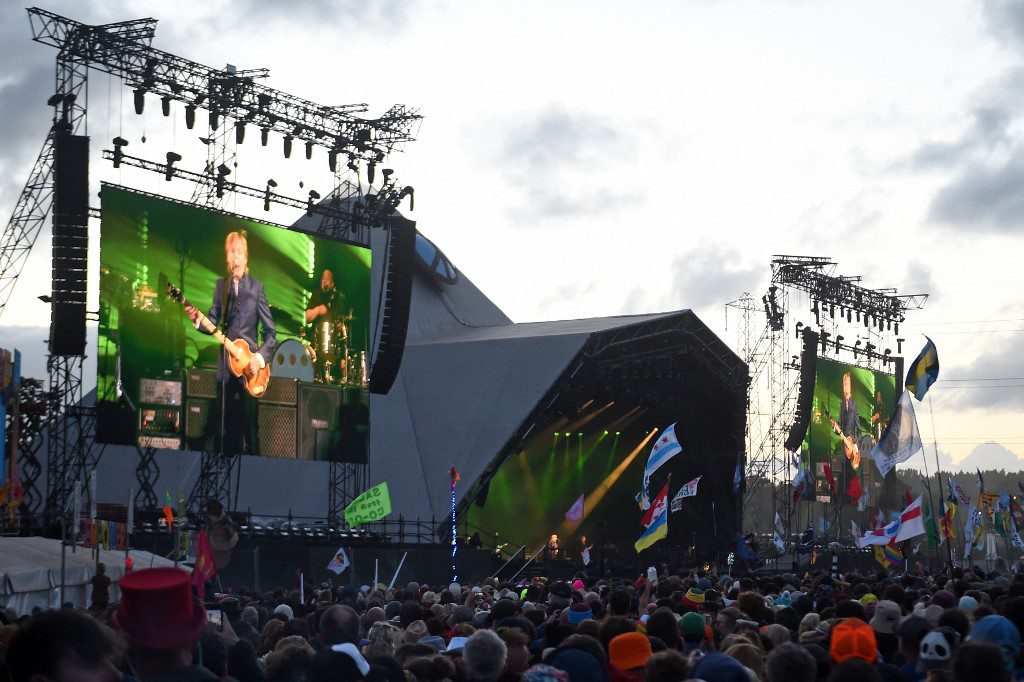 El festival de música de Glastonbury se despide con actuaciones de McCartney