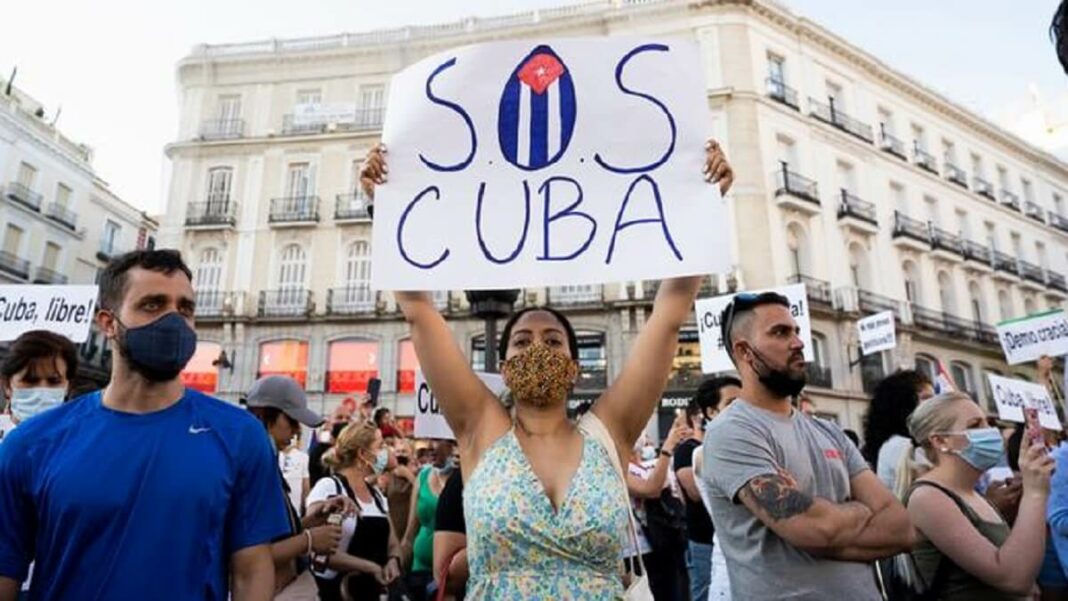 Este lunes se cumple 11 años de las protestas en Cuba. Foto cortesía