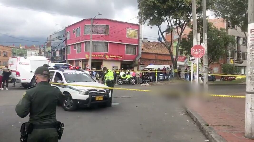 Balacera en el norte de Bogotá deja un muerto