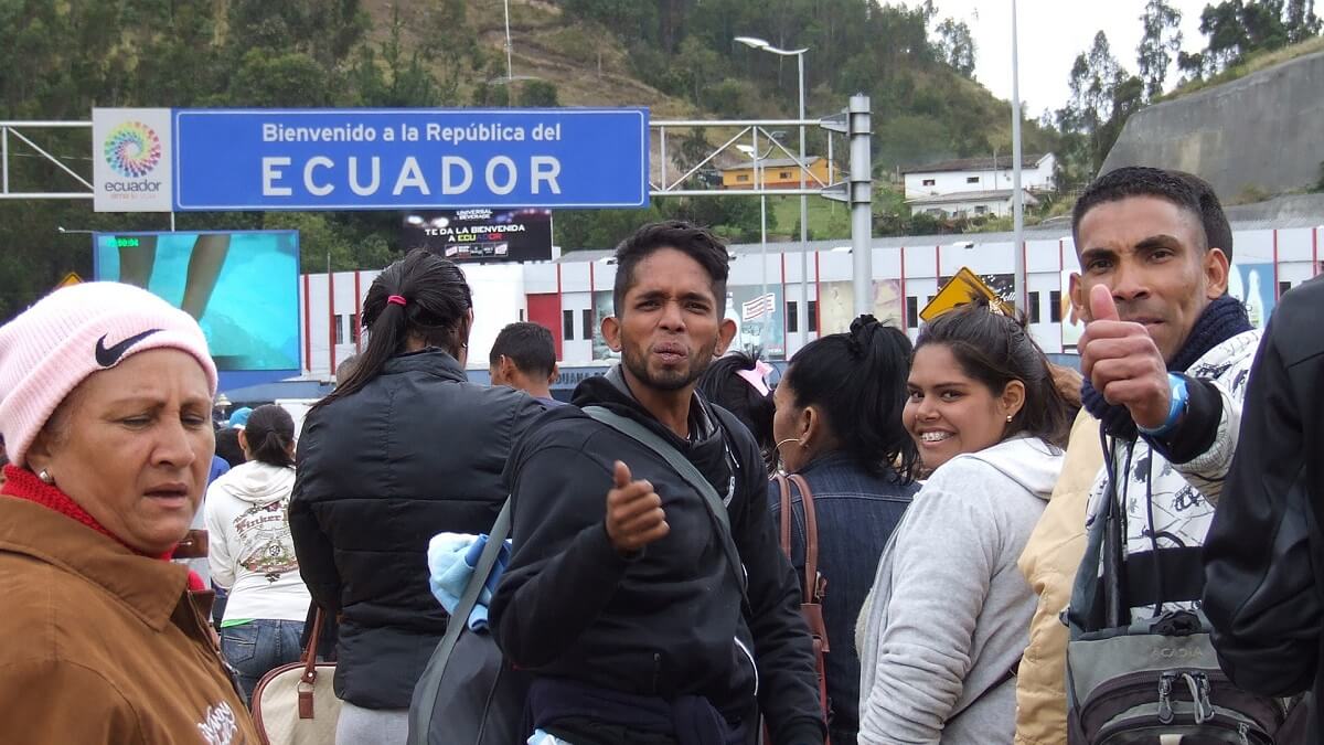 Los venezolanos en Ecuador, en este momento, sobrepasan de 500.000. Foto referencial