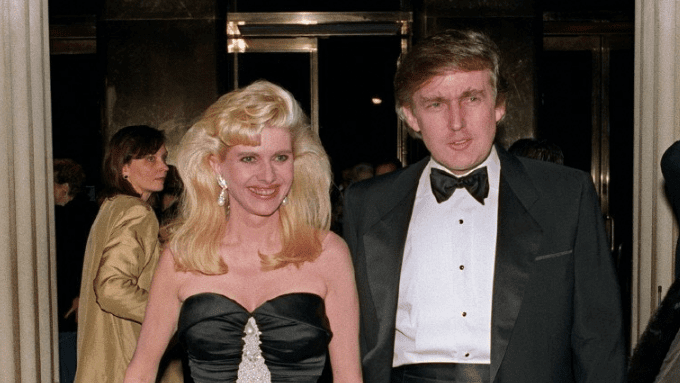 Ivana Trump cuando estaba casada con el magnate. Foto AFP