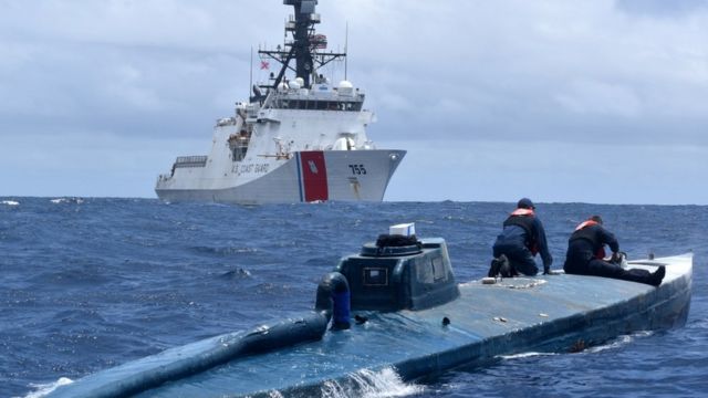 Narcosubmarino de las Farc con 3 toneladas de cocaína interceptado por la armada colombiana