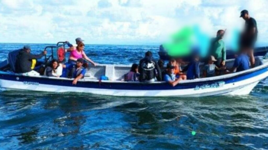 Pescadores encontraron a la familia venezolana en aguas de Costa Rica