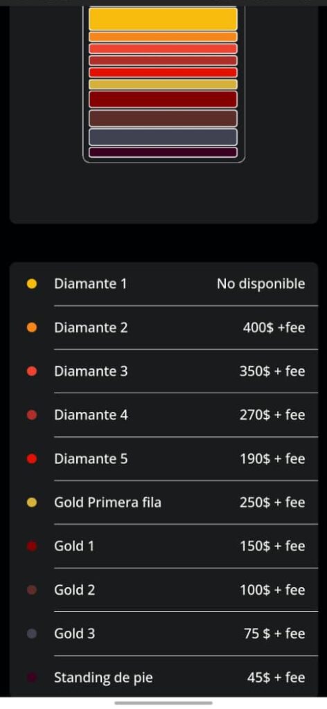 Los precios de las entradas para el concierto de Juanes en Caracas