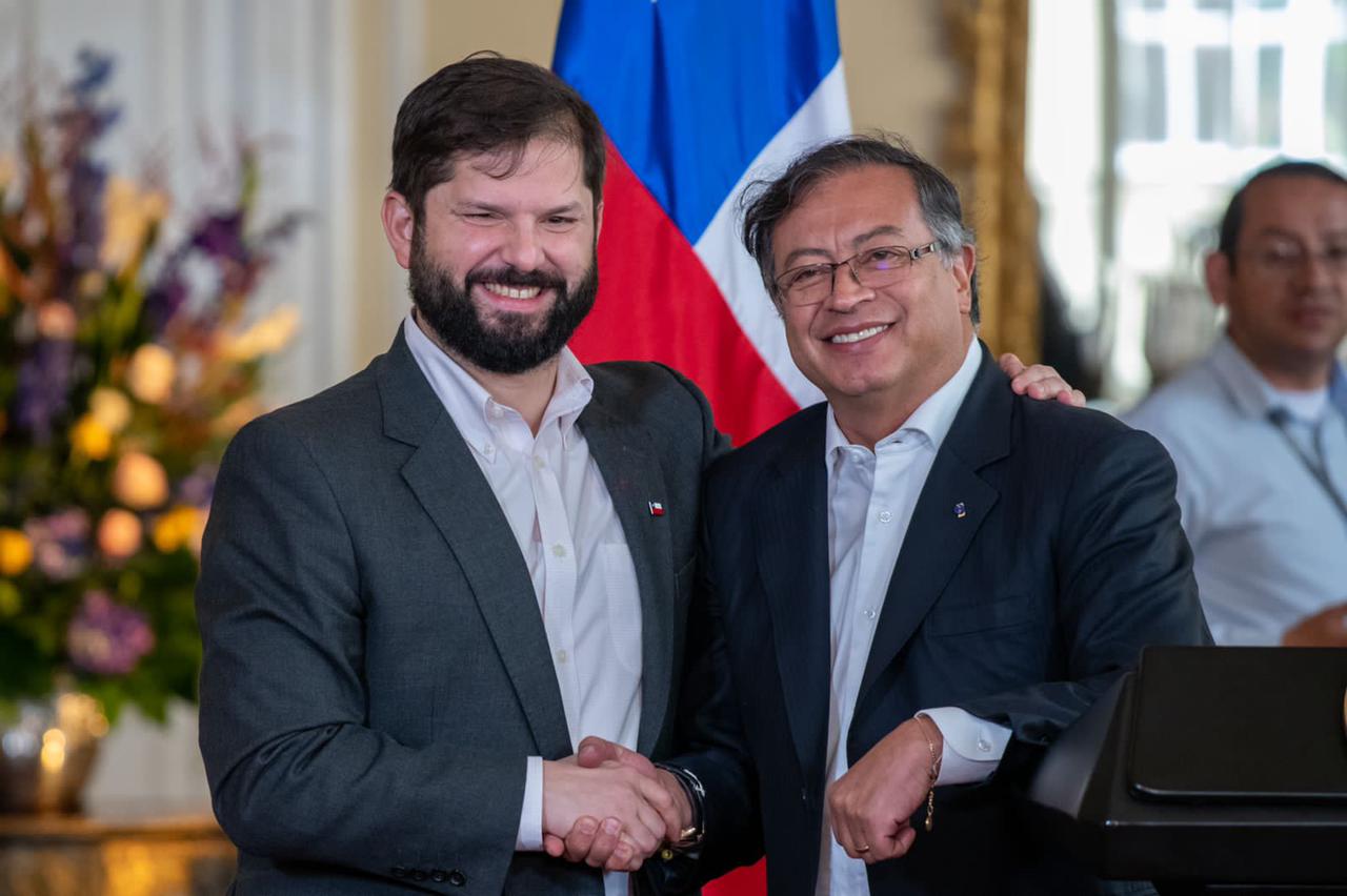 Petro y Boric, presidentes de Colombia y Chile, quieren potenciar la integración de América Latina
