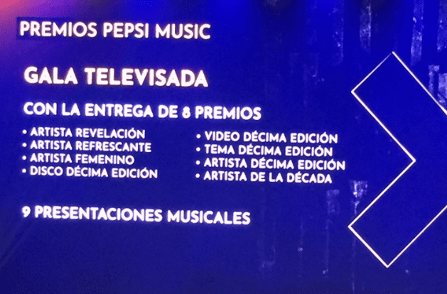 Los Pepsi Music celebrarán con todo sus diez años. Foto CL