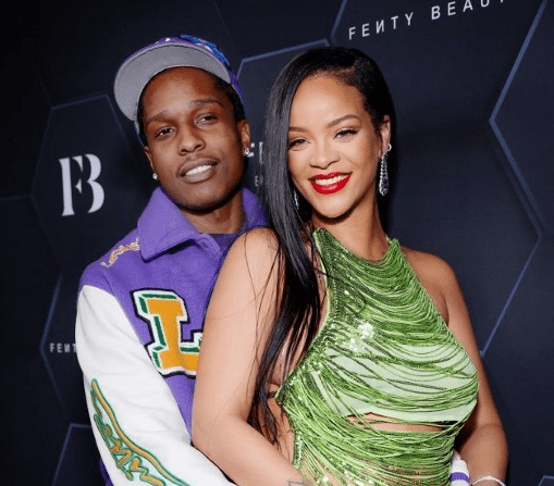 A$AP Rocky y Rihanna tienen un niño. Foto AFP